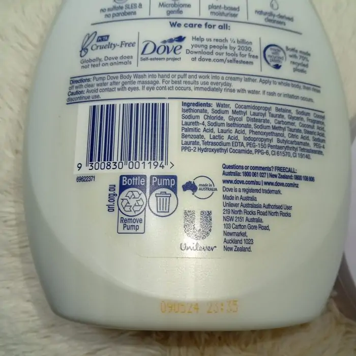 Dove Body Wash Refreshing Cucumber & Green Tea (1 Litre) - Image 5