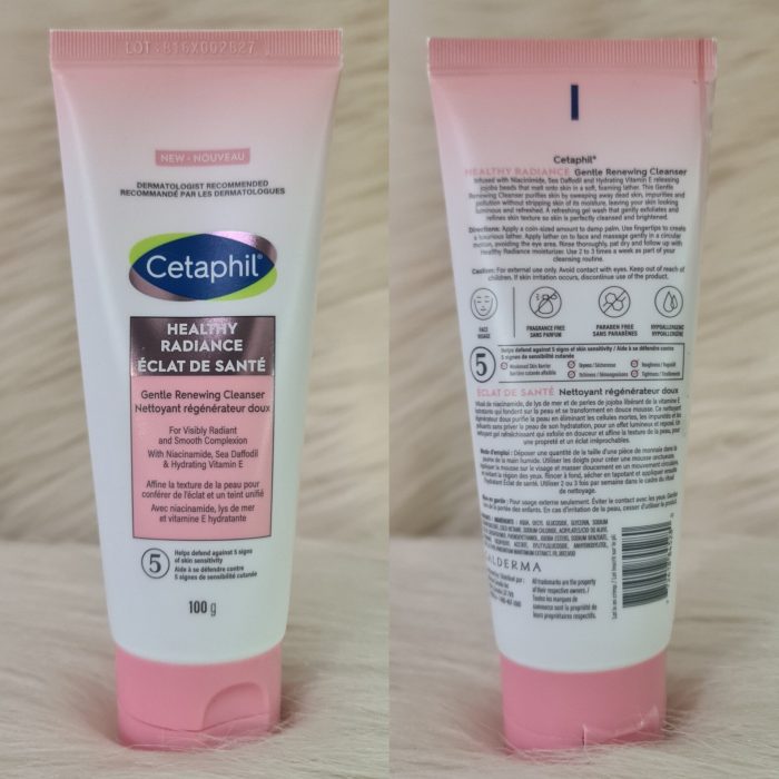 Cetaphil Healthy Radiance Gentle Renewing Cleanser for Dull or Uneven, Sensitive Skin 100g - Image 6