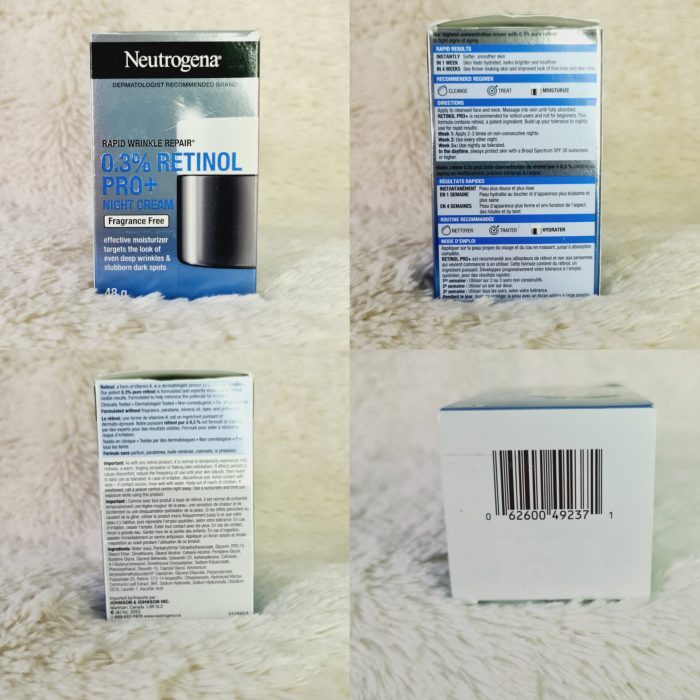 Neutrogena Rapid Wrinkle Repair 0.3% Retinol Pro+ Night Cream, 48g - Image 2