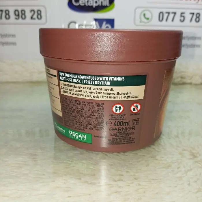 Garnier Ultimate Blends Soothing Coconut Hair Food Multi-Use Mask 400ml - Image 4