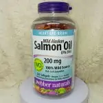 Webber Naturals Wild Alaskan Salmon Oil, 200 mg, 220-Count - Image 4