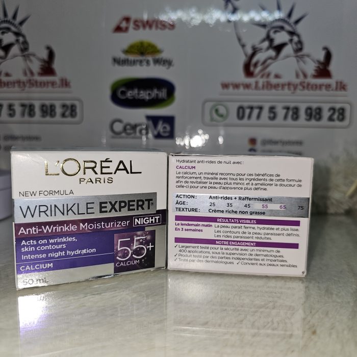 L'Oréal Paris Wrinkle Expert 55+ Night Cream, 50 ml - Image 4