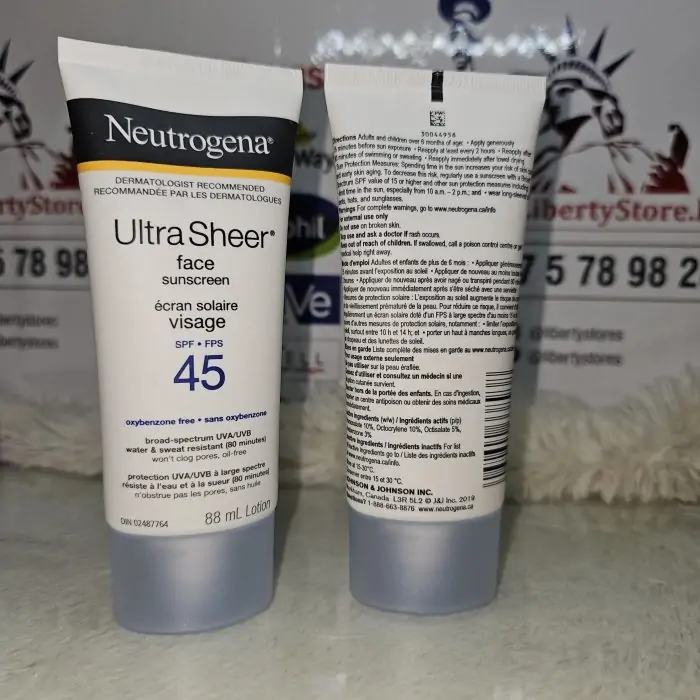 Neutrogena Ultra Sheer Dry-Touch Sunscreen Lotion Broad Spectrum SPF 45, 88mL - Image 5