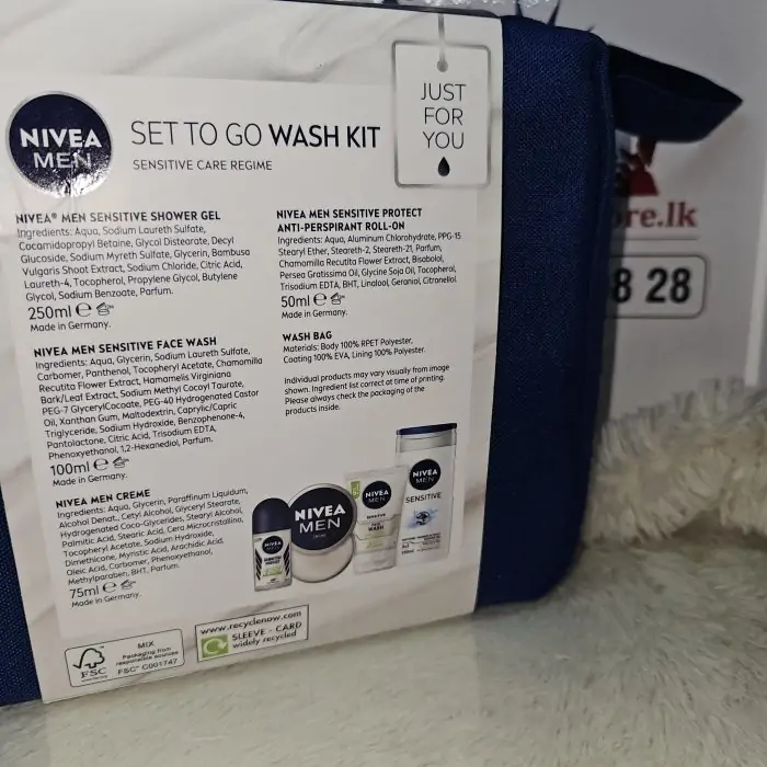 Nivea Men Set To Go Wash Gift Set - Image 4