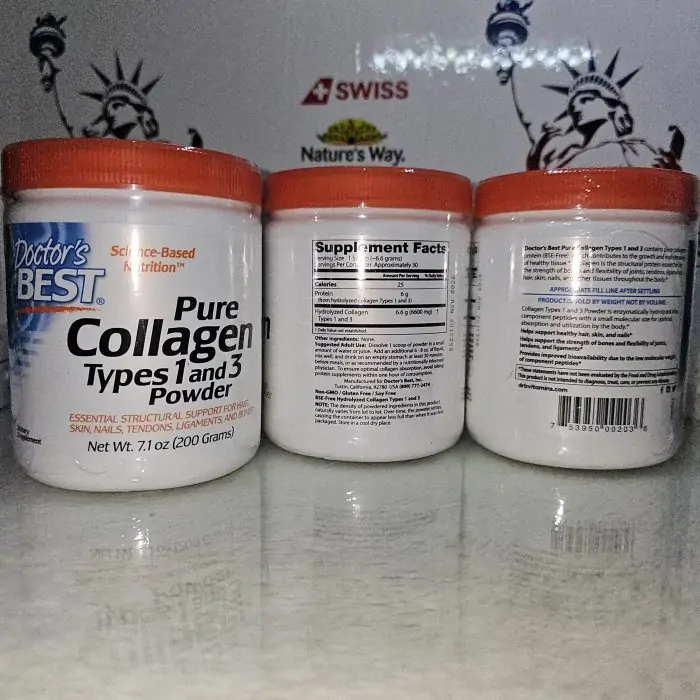 Doctor's Best Pure Collagen Types 1 and 3 Powder, 7.1 oz (200 g) - Image 4