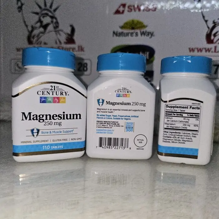 21st Century Magnesium 250 mg, 110 Tablets - Image 3