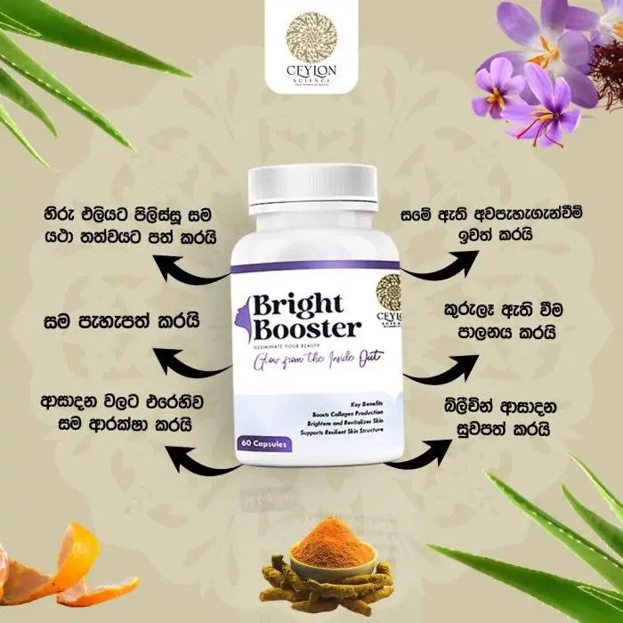 Ceylon Science Bright Booster, 60 capsules - Image 2