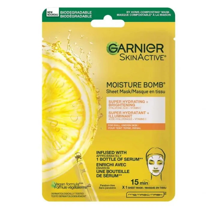 Garnier SkinActive Brightening and Hydrating Face Mask - Image 1