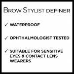 L'Oreal Paris Makeup Brow Stylist Definer Waterproof Eyebrow Pencil - Ultra-Fine Mechanical Pencil - Image 3