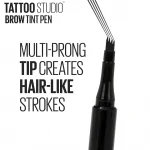 Maybelline New York TattooStudio Brow Tint Pen Makeup in Soft Brown - Image 3