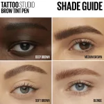 Maybelline New York TattooStudio Brow Tint Pen Makeup in Soft Brown - Image 6