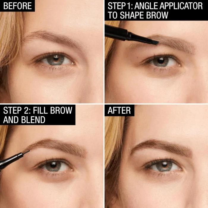 Maybelline New York TattooStudio Brow Tint Pen Makeup in Soft Brown - Image 2