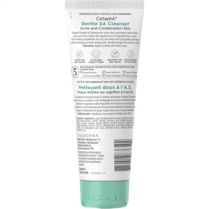 Cetaphil Gentle Salicylic Acid Cleanser – 124ml - Image 5