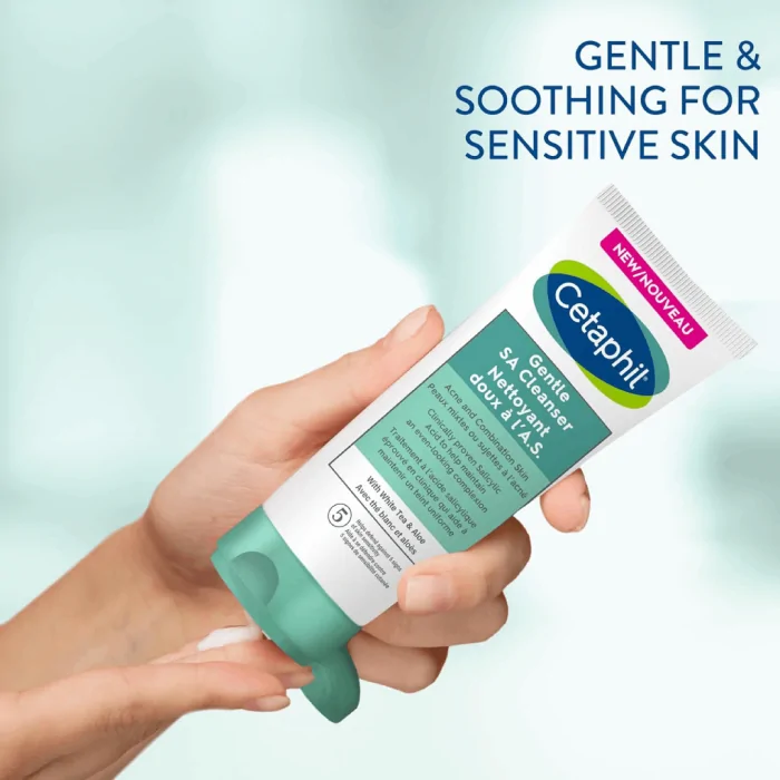 Cetaphil Gentle Salicylic Acid Cleanser – 124ml - Image 2