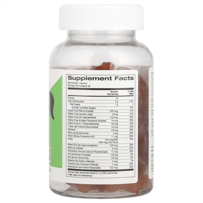 California Gold Nutrition, Multivitamin & Mineral For Children, No Gelatin, Natural Raspberry, 60 Vegetarian Gummies