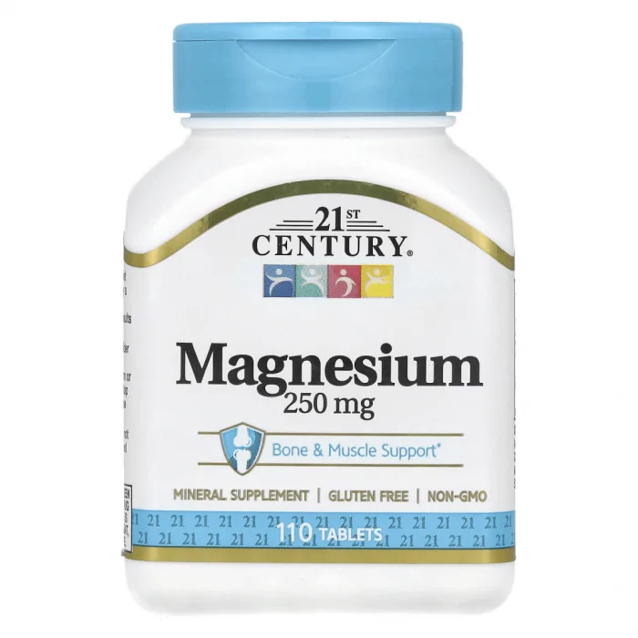 21st Century, Magnesium, 250 mg, 110 Tablets