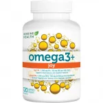 Genuine Health Omega3+ Joy, 120 softgels, 2000mg EPA, 100mg DHA, Supports healthy daily mood balance, Wild-caught, Non-GMO