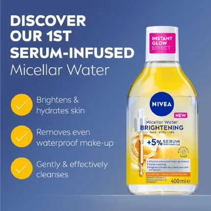 NIVEA Brightening Micellar Water – 400ml