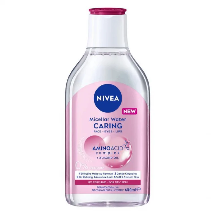Nivea Caring Micellar Water 400ml - Image 1