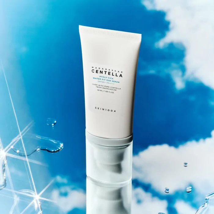 SKIN1004 Madagascar Centella Hyalu-Cica Water-Fit Sun Serum SPF50+ PA++++ (50ml) - Image 5