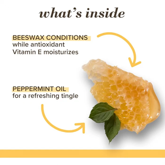 (Discounted Product) Burt's Bees Moisturizing Lip Balm - Original Beeswax with Vitamin E & Peppermint Oil (3 Tubes, Value Pack) - Image 2