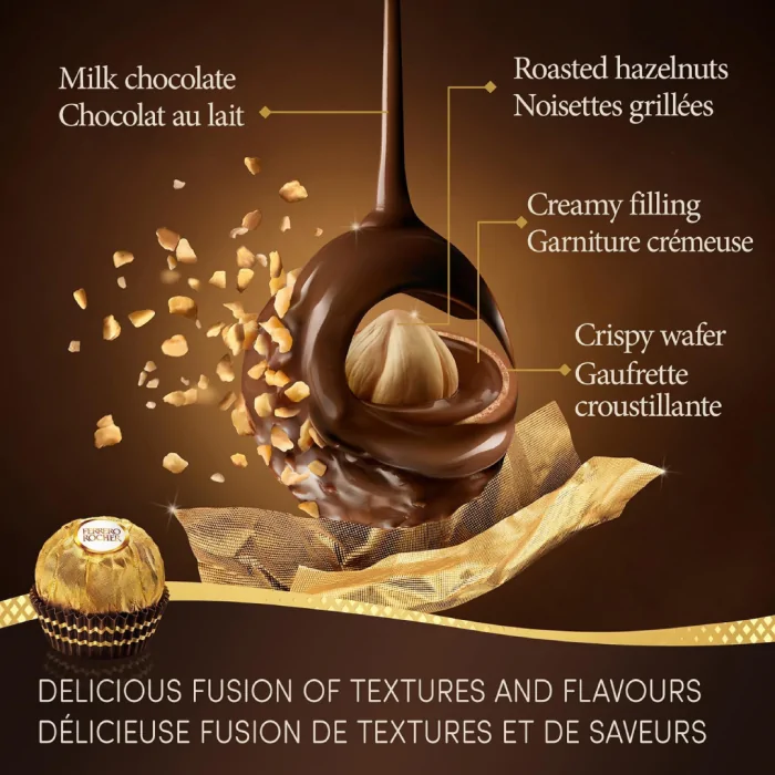 FERRERO ROCHER Fine Hazelnut Chocolate Gift Box
