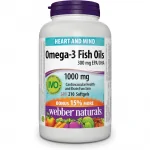 Webber Naturals Omega-3 Fish Oils - 210 Softgels (Bonus Size)