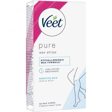 Veet Pure Cold Wax Leg Strips 40 Pack