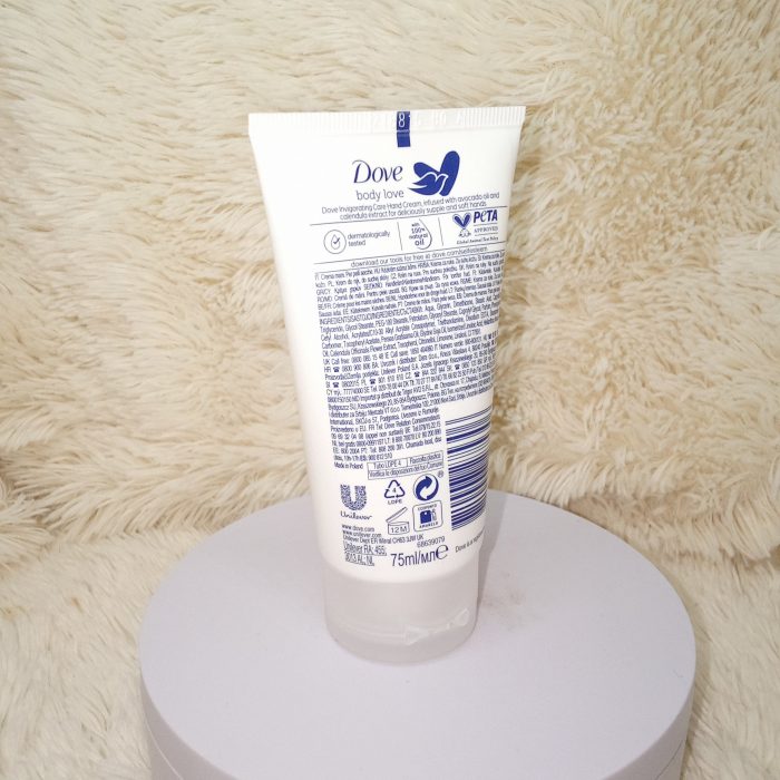 Dove Hand Cream 75ml Invigorating Care with Avocado - Image 4