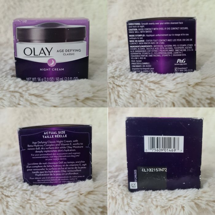 Olay Age Defying Classic Daily Renewal Night Cream 56g - Image 4