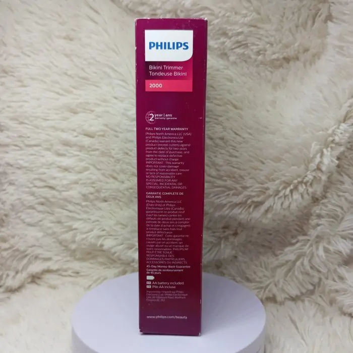Philips Beauty Bikini Genie Cordless Trimmer for Bikini Line Hair Removal, with Shaving Head and Comb - Image 10