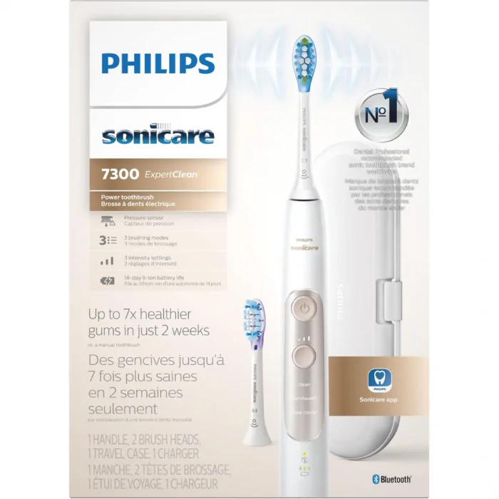 Philips Sonicare ExpertClean 7300 Rechargeable Electric Toothbrush - Image 1