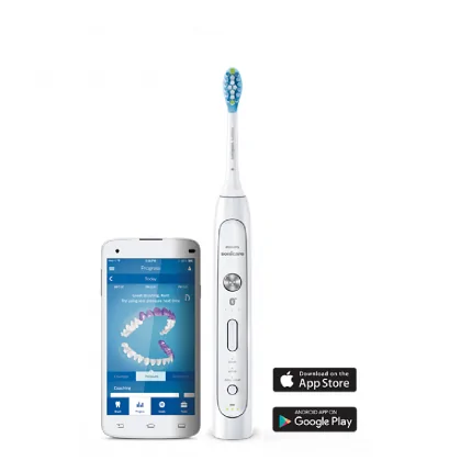 Philips Sonicare Flexcare Platinum Connected Rechargeable Toothbrush, White