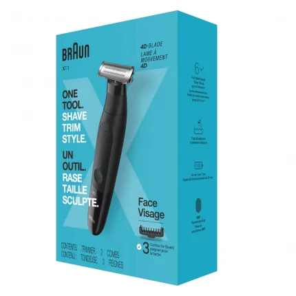Braun Series XT3 - Beard Trimmer, Shaver, Electric Razor for Men, Manscaping Kit, Durable Blade, XT3000