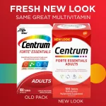Centrum Forte Essentials, Complete Multivitamin & Mineral Supplement, Adults, 100 Tablets - Image 2