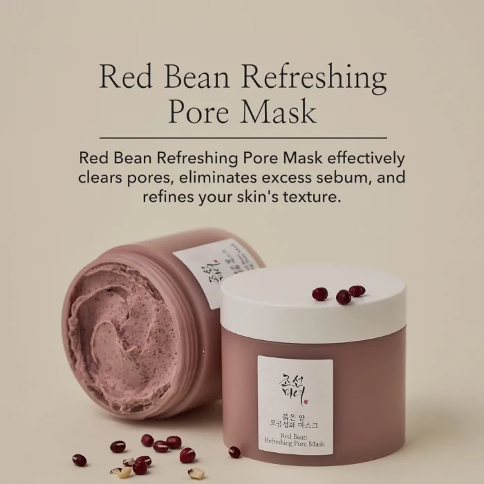 Beauty of Joseon Red Bean Pore Refreshing Mask - Hydrating Wash-Off Pack, Pore Cleansing Exfoliator - 140ml - Image 4