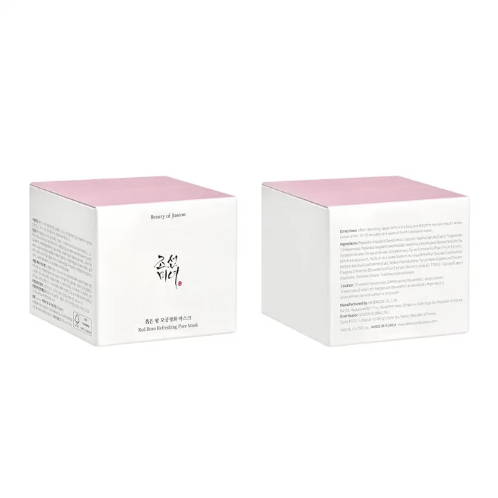 Beauty of Joseon Red Bean Pore Refreshing Mask - Hydrating Wash-Off Pack, Pore Cleansing Exfoliator - 140ml - Image 6
