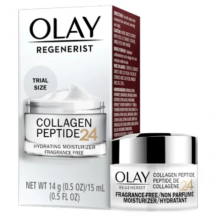 Olay Regenerist Collagen Peptide 24 Face Moisturizer, Trial Size