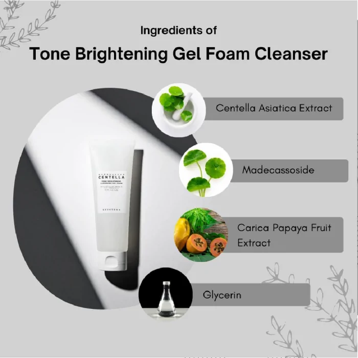 Skin 1004 Madagascar Centella Tone Brightening Cleansing Gel Foam 125 ml - Image 7