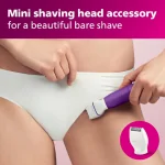 Philips Beauty Bikini Genie Cordless Trimmer for Bikini Line Hair Removal, with Shaving Head and Comb - Image 6