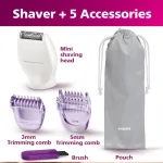 Philips Beauty Bikini Genie Cordless Trimmer for Bikini Line Hair Removal, with Shaving Head and Comb - Image 4
