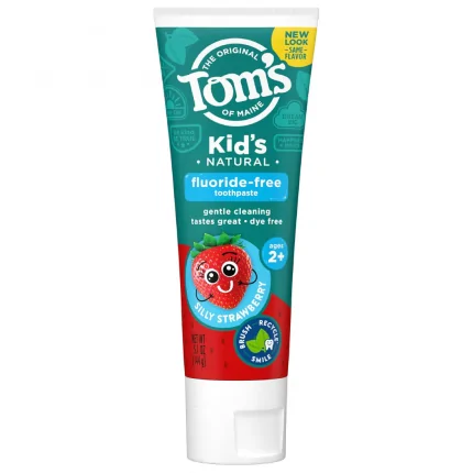Tom's of Maine Natural Kid's Fluoride Free Toothpaste, Silly Strawberry