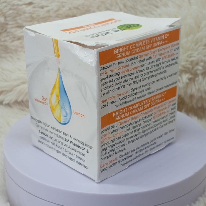 Garnier Bright Complete Vitamin C Serum Cream 50ml (Packaging May Vary ) - Image 7
