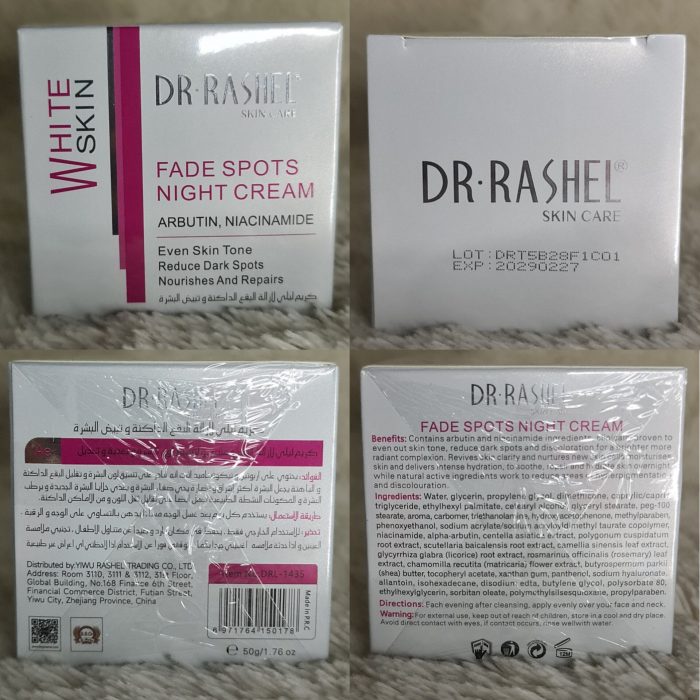 Dr. Rashel Whitening Fade Night Cream 50g - Image 5
