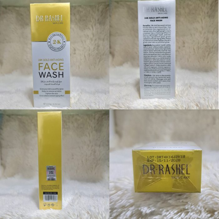 Dr. Rashel- 24K Gold Anti-Aging Face Wash 100g - Image 4