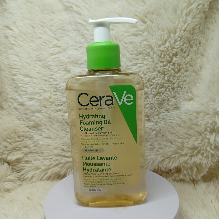 Cerave Hydrating Foaming Oil Cleanser 236ml - Image 5