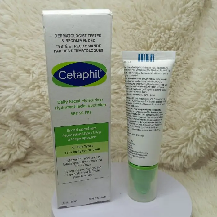 Cetaphil daily Facial Moisturizer SPF 50 , 50ml - Image 8
