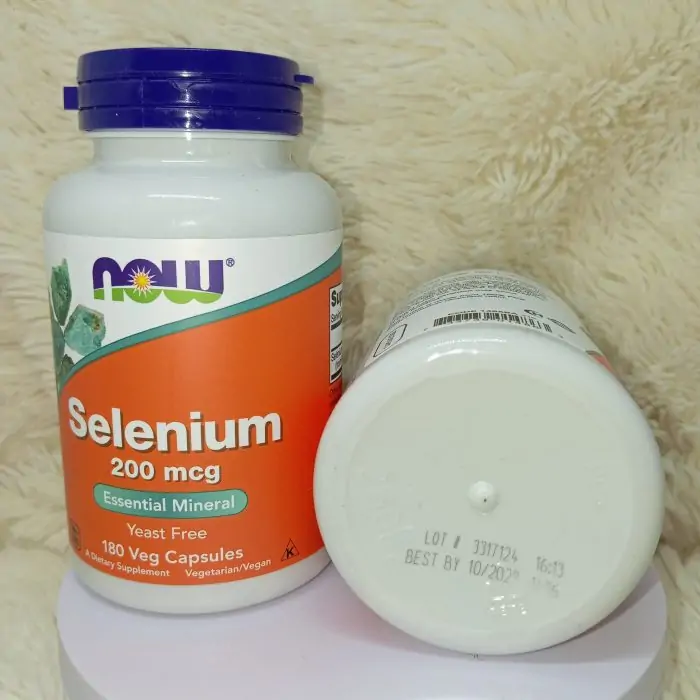 Now Foods Selenium 200 mcg 180 Veg Capsules - Image 5