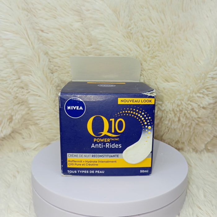 NIVEA Q10 Anti-Wrinkle Moisture Replenishment Night Cream, 50mL - Image 6