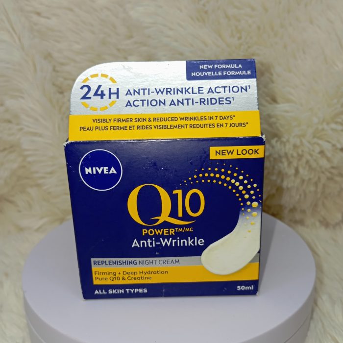 NIVEA Q10 Anti-Wrinkle Moisture Replenishment Night Cream, 50mL - Image 10
